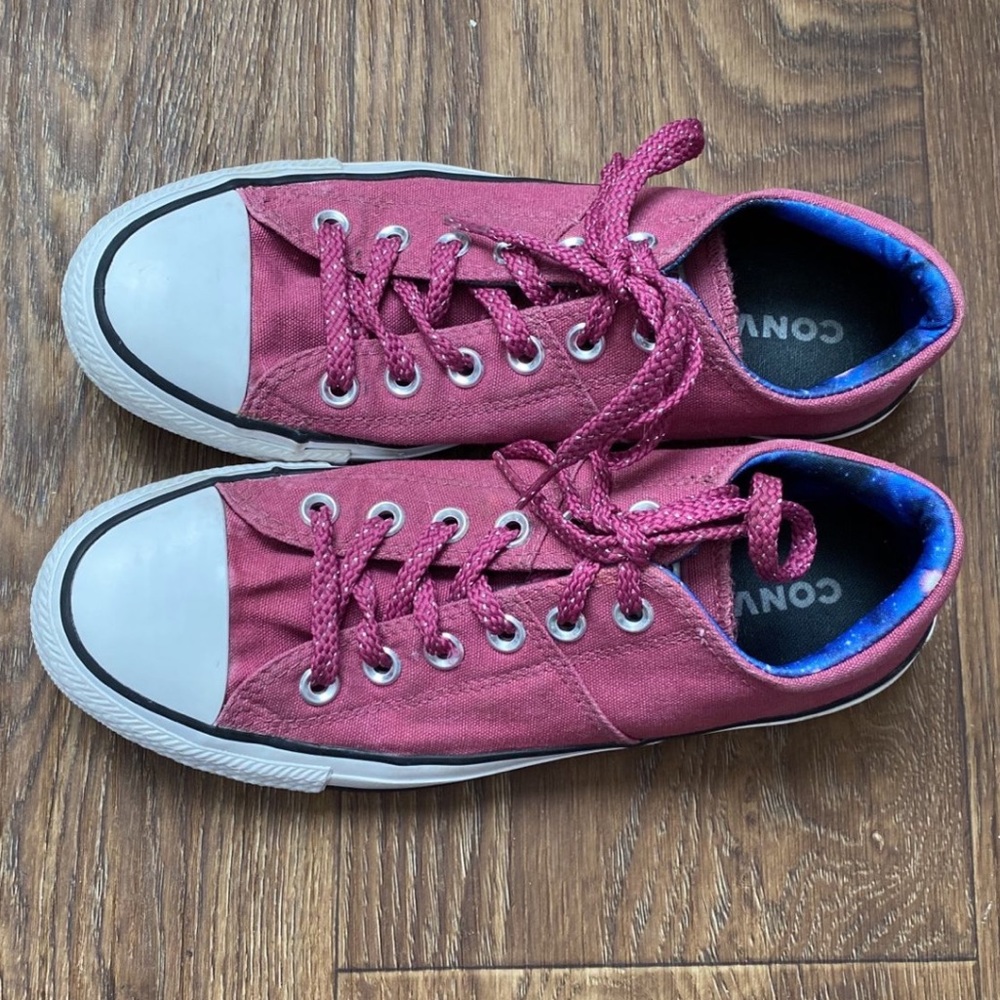 Purple Galaxy Converse